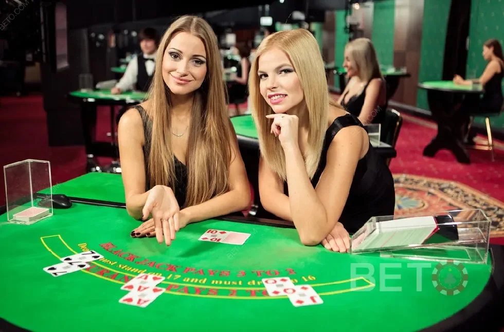 Meja roulette live dengan tampilan roda dan dealer